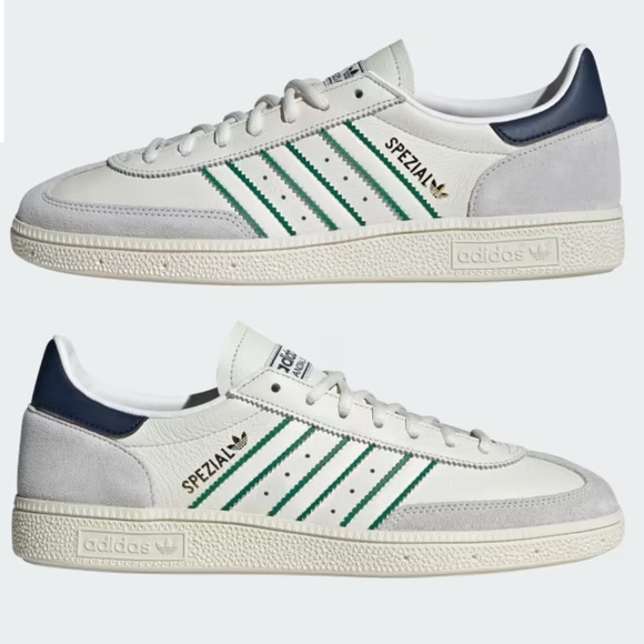 adidas Handball Spezial Core White / Green / Night Indigo - Picture 5 of 13